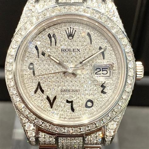 rolex arab numbers|arabic dial rolex iced out.